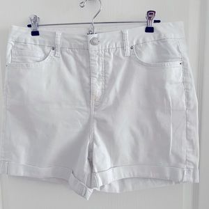Royalty For Me white shorts.